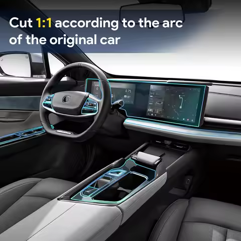 TPU Car Interior Film Dedicated Accessories Transparent Screen Gearbox Protection Anti-scratc for Ch