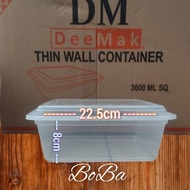 promo termurah thinwall dm 3600 ml sq kotak kue lapis kotak plastik
