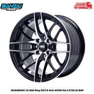 velg mobil racing wurzburg cs hsr wheel ring 15 tapak lebar brio,agya,ayla,avanza,xenia,mobilio