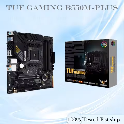 For TUF GAMING B550M-PLUS Motherboard socket AM4 DDR4 B550M B550 original desktop PCI-E 4.0 Mainboar
