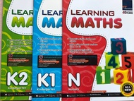 Learning Mathematics Singapore Math Kindergarten SAP workbook 3 Books Set