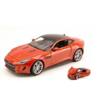 【送料無料】ホビー　模型車　車　レーシングカー ジャガーメタリックオレンジjaguar ftype 2015 metallic orange 124