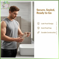 PUCOOL 2 In 1 Portable Travel Toothbrush Holder Storage Case Thiened Clear Large Capacity for Travel