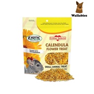 Exotic Nutrition CALENDULA FLOWER TREAT (28g.)ดอกดาวเรืองแห้ง อาหารเสริมดีต่อสุขภาพของสัตว์กินพืช