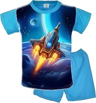 Boys' Short Sleeve Pyjamas | 100% Cotton | Boys Summer Pyjamas | Sleepwear | Pyjama Set | Short Pyja