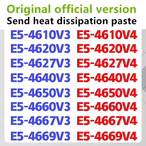 E5-4640V3 4627V3 4667v3 4669V3 4640V4 4650V4 4669v4 CPU