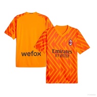 XY 2023-2024 AC Milan Goalkeeper jersey Football Tshirts Training Short Sleeve Sports Tee Plus Size YX