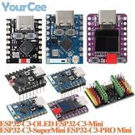 2pcs/1pc ESP32-C3 ESP32C3 ESP32C6 S3 H2 PRO Mini SuperMini Wi-Fi Ble Program Learning Core Developme