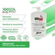 施巴 - Olive Face & Body Wash 1000ml[平行進口][Exp: 07/2027]