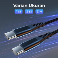 Type C to Type C Fast Charging 66W 6A Braided Charger Cable PremiumOriginal