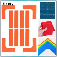 fixory Flexible Court Line Marker Set Non Slip TPR Pickleball Boundary Marking Kit for Multiple Spor