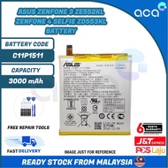 ACA Compatible Battery for Zenfone 3 4 Max Selfie 5.5 ze552kl z012D C11P1511 Bateri 3000 mAh