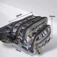 Tas Pria Import Magna Waistbag Pria/Tas Pinggang Pria Urban Style Ukuran Besar Motif Loreng dan Po