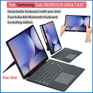 Magnetic Magic Keyboard For Samsung Galaxy Tab S10 Lite Tab S10 FE/ Tab S9 FE/ Tab S9/ Tab S8/ Tab S