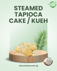 Steamed Tapioca Cake / Kueh (Halal)