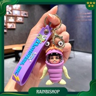 GANTUNGAN Monster Inc Cartoon Design Keychain For School Bags Car Motorcycle Keychain/ Bag PendantKe