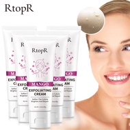 5pcs RtopR Face Exfoliating Cream Whitening Moisturizer Repair Facial Scrub Cleaner Acne Blackhead Treatment Remove Face Cream