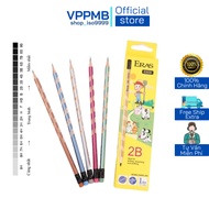 Box of 12 2B pencils, Eras 3-point positioning pencil E609