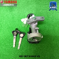NEW N-MAX 155 CONNECTED NON ABS KEY SET ASSY ALL NEW NMAX 155 2020-2023 ORIGINAL YAMAHA YGP B6H-H252