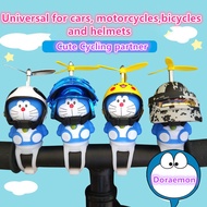 Cute Doraemon Horn Little Doraemon Light Bamboo Raft Bike Horn Motorcycle Car Accessories