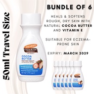 Palmer's Cocoa Butter Vitamin E Lotion Travel Size (50ml) BUNDLE OF 6