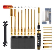 9 in 1 RC Tool Kit, RC Car Tool Kit RC Hex Driver Screwdriver Set for RC Car Hobby Tools