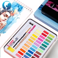 HIGHTUNE Giorgione 36/48 Colors Water Colour Set Solid Watercolor Solid / Artist Paints Set Watercol