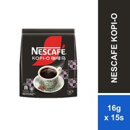 NESCAFE Kopi O Instant Coffee Powder Mix, 15 Coffee Sticks 16g