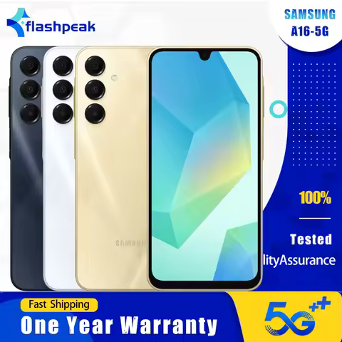 Original Samsung Galaxy A16 A166U 5G Mobile Phone NFC 4GB+128GB 90Hz 6.7'' 50MP+5MP+2MP+13MP Exynos