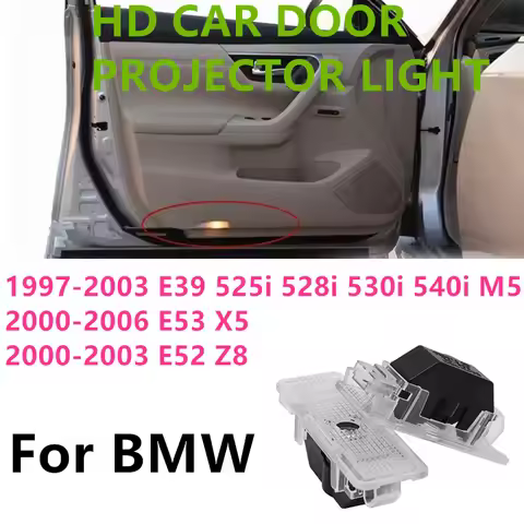 LED Car Door Logo Projector Welcome Ghost Shadow Light Accessories For BMW X5 E53 2000- 2006 2005 20