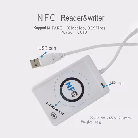 13.56MHz M1 Card Reader Writer rfid Copier Duplicator NFC RFID Smart Card Reader Writer