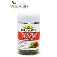 Nature's Way Apple Cider Vinegar Gummies 65 gummies-แอปเปิ้ล ไซเดอร์ เวเนก้า กัมมี่ ปริมาณ 65 เม็ด