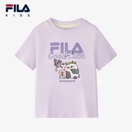 FILA KIDS ORIGINALE FILA X BAMBOOMATES  Boys Short Sleeves T-Shirt (Purple)
