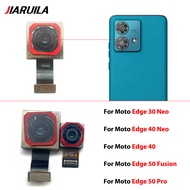 Front Camera Frontal Small Back Main Camera Module Flex Cable For Moto Edge 30 40 50 Neo Fusion Pro 