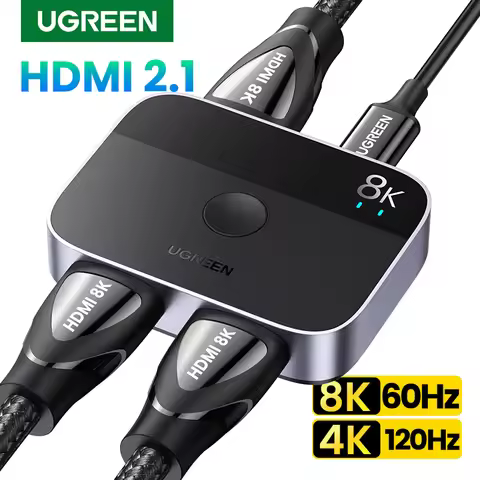 UGREEN HDMI 2.1 Splitter 8K 60Hz 4K 120Hz for TV Xiaomi Xbox Series X PS5/4 HDMI-compatible Monitor 