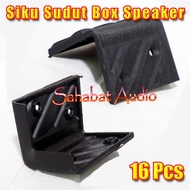 16 Pcs Siku Sudut Box Speaker / Siku Plastik Box Speaker / Siku-siku Box Speaker Berkualitas
