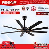 REGAIR/INOVO UT 62inch 72inch 84inch Big fan 8 Aluminium Blade DC Motor Ceiling Fan silent fan
