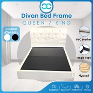 [Queen/King] Divan PVC Bed Frame Queen Divan PVC Bed Frame Queen Katil Murah Queen Divan PVC Bed Fra