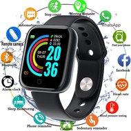 ~ Y68 นาฬิกาข้อมือ Smart Watch Pk B57 B58 วัดอัตราการเต้นหัวใจความดันโลหิตกันน้ําสําหรับผู้ชายผู้หญิง Android Ios D20