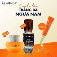 combo dưỡng trắng da ngừa nám chính hãng Almonds