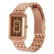 Fossil Raquel ES5323 Brown Analog Rose Gold Stainless Steel Dress Women's Watch