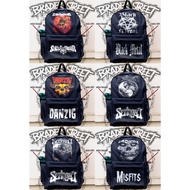 Metal band backpack. backpack, traveling bag, backpack, bag. laptop bag. men's bag. metal band custo
