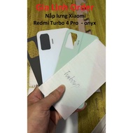 Xiaomi Redmi Turbo 4 Pro Back Cover / Redmi Turbo 4 Pro Battery Cover - onyx