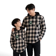 KEMEJA BOY MOM Flannel Hoodie Shirt Men's Flannel Shirt And Jumbo Flannel Shirt Children's Flannel S