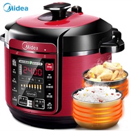 QM👍Midea Electric Pressure Cooker Home Intelligence3Electric pressure cooker5L6LDouble Gall4High Pressure Rice Cookers00