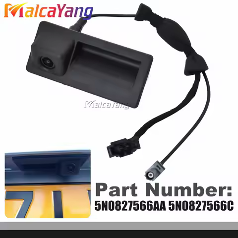 New Trunk Release Handle W/ Backup Camera 5N0827566AA 5N0827566C For Audi A4 A5 A6 Allroad Q3 Q5 S3 