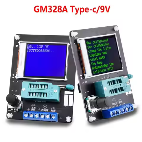 GM328A LCD Transistor Tester Diode Capacitance Voltage Frequency Meter PWM Square Wave Signal Genera