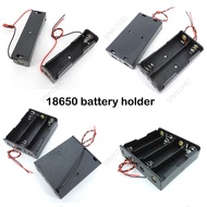 AA 18650 1.5v 3.7v Power Battery Storage Leads Case 1 2 3 4 Slots ports Box Holder Leads Wire for re