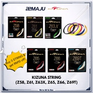 KIZUNA Z58 Z61 Z63X Z65 Z66 Z69T DURATECH  BADMINTON STRING Z  - MADE IN JAPAN - 100% ORIGINAL