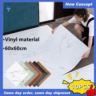 10pcs 60X60cm Vinyl Floor Sticker Self Adhesiv Vinyl Tile Flooring Wear resistant Flooring Sticker